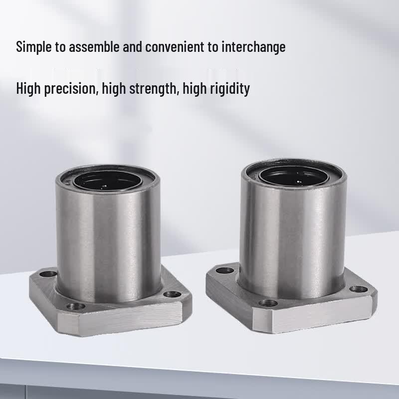 LMK10UU Flange Linear Motion Bearing (2-Pack)