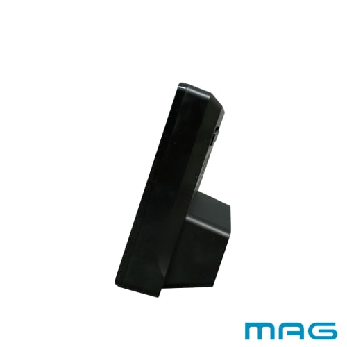 MAG Cassini AT-726 BK-Z Digital Alarm Clock with Thermometer, Hygrometer, Calendar, Electronic Sound, Alarm, Snooze Function, and Light, Black, by Noa