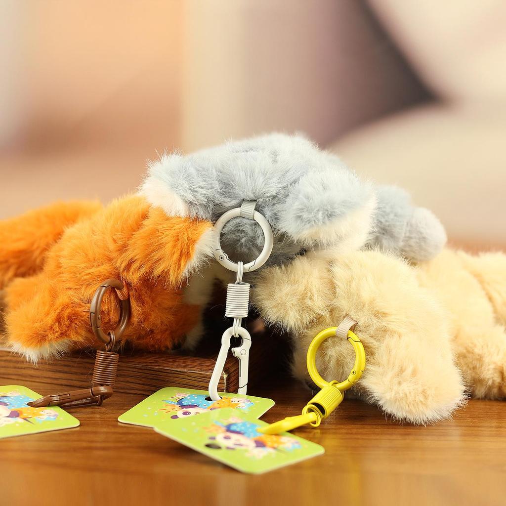 Entzückender Fuchs Plüsch Schlüsselanhänger: Süßes Anhänger-Spielzeug und Geschenk