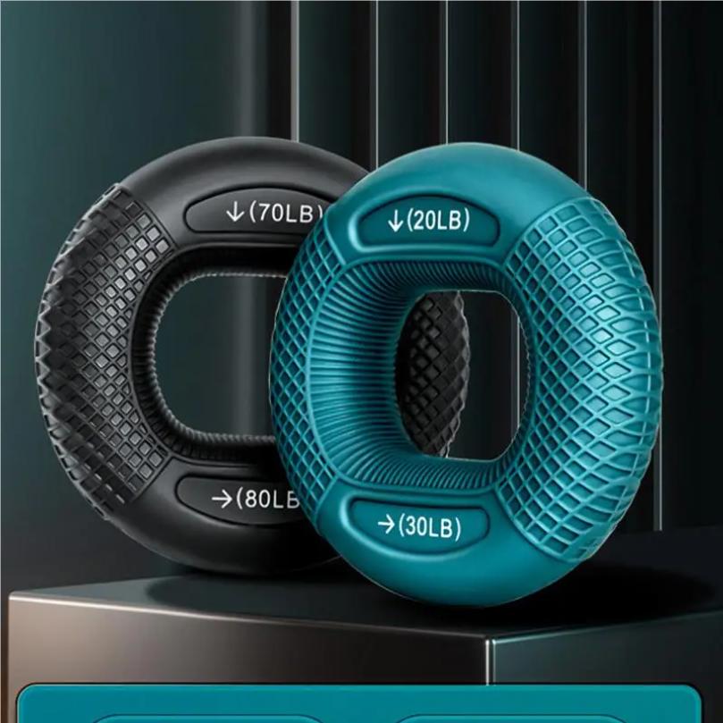 Silicone Finger Gripper Ring Hand Muscle Strengthener Exercise Carpal Expander Fitness Workout Device for Wrist Training