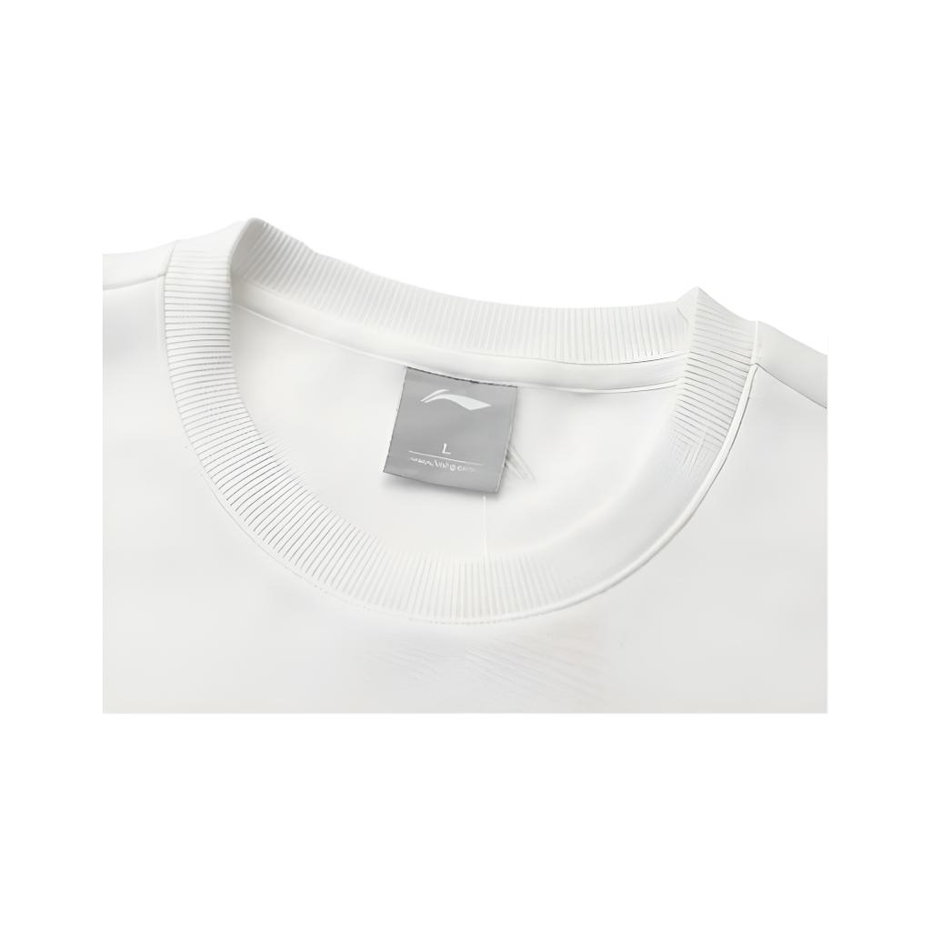 Li-Ning Autumn Simple Casual Round Neck Fleece Warm Loose Sports Hoodie Men Hoodies AWDUA51-3