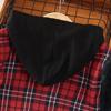 Spring New Children's Shirt Jacket 7-12 Long Sleeve Color Blocking Unisex Children's Top