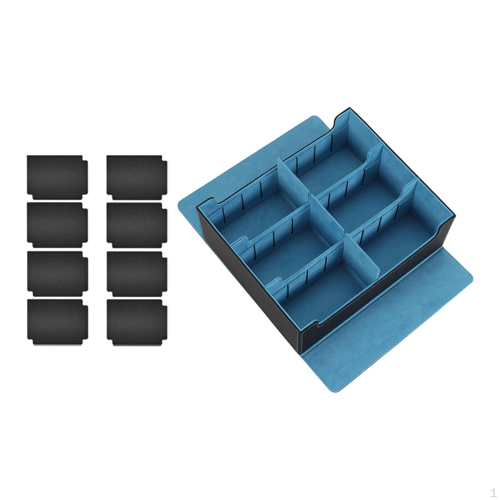 

Коробка для коллекционных карт из искусственной кожи, вмещает 1800 карт, держатель с рукавом