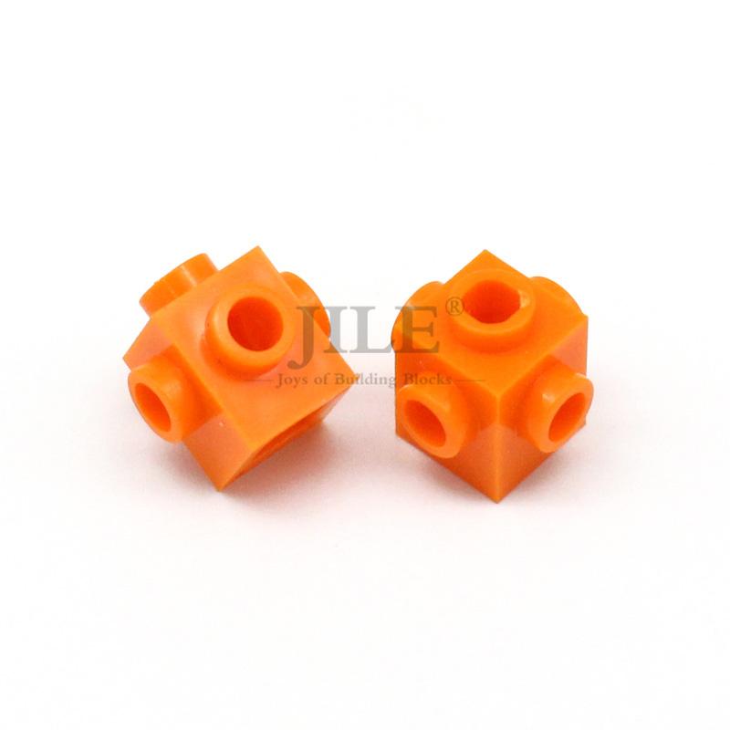 50pcs Building Blocks 4733 Brick Modified 1x1 with Studs on 4 Sides DIY Educational Bricks Bulk Toys Compatible Major Brand