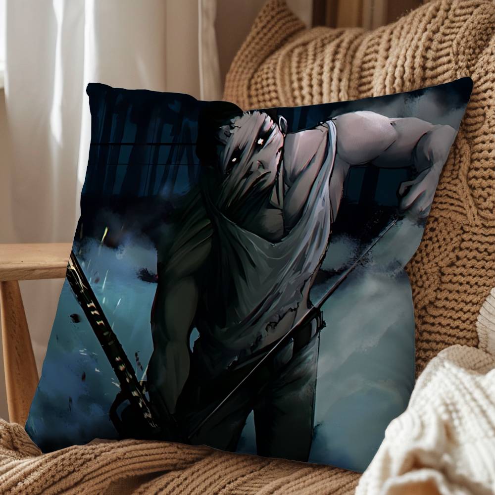 Trickster Dead by Daylight Trapper Pillow Case Sofa Living Room Bedroom Headboard Backrest Cushion Square Cushion Nap Time
