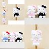 Adorable Plush Hello Kitty Keychain 13cm Cute Cat Backpack Accessory For Girls