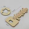 TOBEFU Creative Wooden Unlock Puzzle Key Toys Kong Ming Lock For Kids Stress Release Children Intellectual Educational Gifts