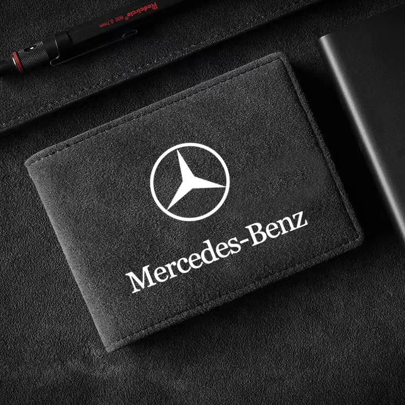 AABIG1 Car ID Holder Driver License Business Card Clip Auto Storage Stickers For Mercedes-Benz C450 C180 C200 C220 C250 C300 C400 W205