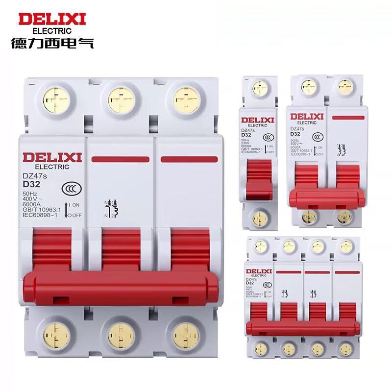 DELIXI ELECTRIC DZ47s D-Type Miniature Circuit Breaker