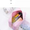 Zipper Makeup Bag Travel PU Leather Women's Cosmetic Bag Toiletry Storage Pouch Organizer Toiletry Bag Women Water-Resistant
