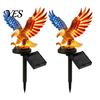 American Flag Solar Light America 250th Anniversary Eagle Garden Light, Patriotic Memorial Day Decor, Outdoor Decoration Powered Stake for 4th of July
