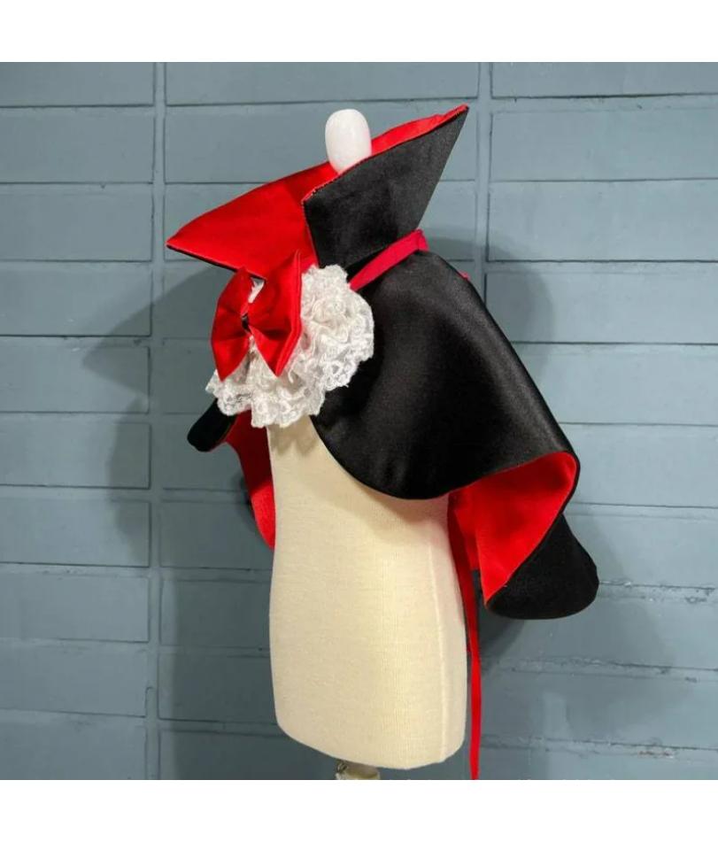 Halloween Pet Cosplay Vampire Cloak for Small Medium Dog Cat Puppy Costumes Kawaii Pet Christmas Festival Outfits