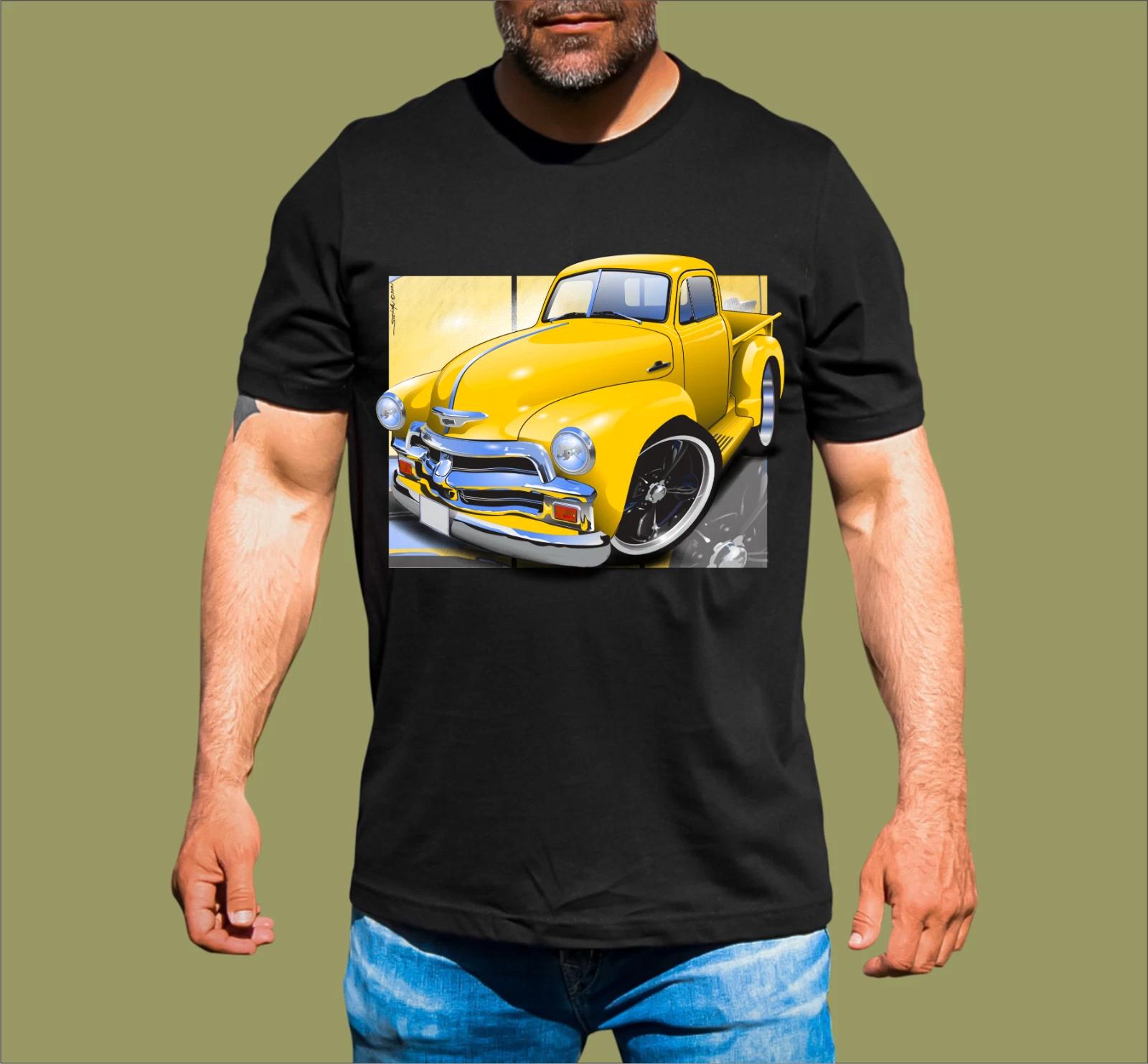 CARTOONED CHEVROLET TRUCK T-SHIRT 3XL