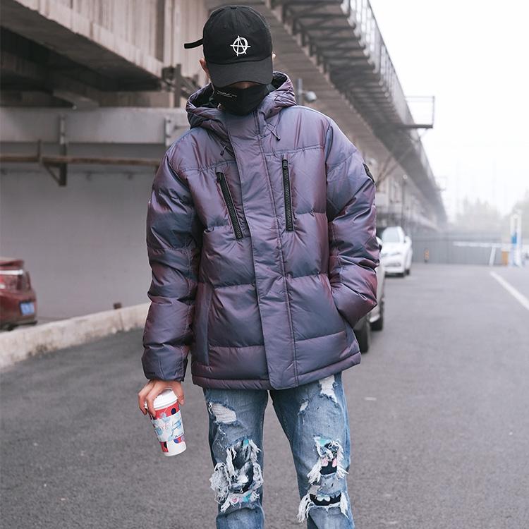 Under Armour ColdGear® Waterproof Warm Casual Hooded Down Jacket Winter Couples Unisex Jacket Blue 1365808-422