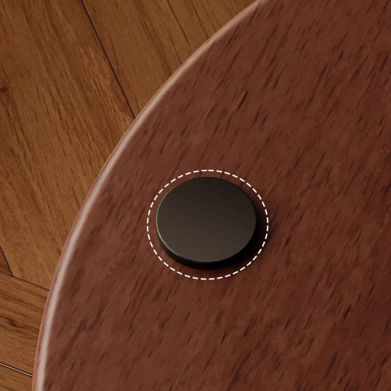 Round Coffee Table Wooden Sofas Side Tables Minimalist Modern Tea Table Luxury Living Room Center Tables Interior Furniture