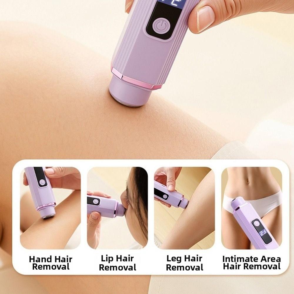 Dual Head Women's Hair Shaver Wireless Electric Shaver Portable Hair Removal Device Body