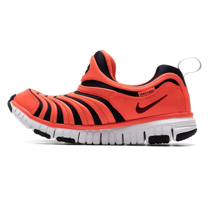 (PS) Nike Dynamo Free  Orange Black  Kids  343738-636 EU 35