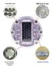 Double-Sided Solar Aluminum Road Stud Light - Reflective Highway Marker for Safety & Guidance