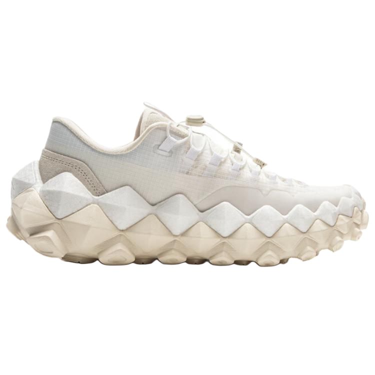 Li Ning Minimalist Comfortable Shock Absorbing Lightweight Rebound Low Top Casual Shoes Unisex Casual Shoes Standard-Off-White AZGV113-7