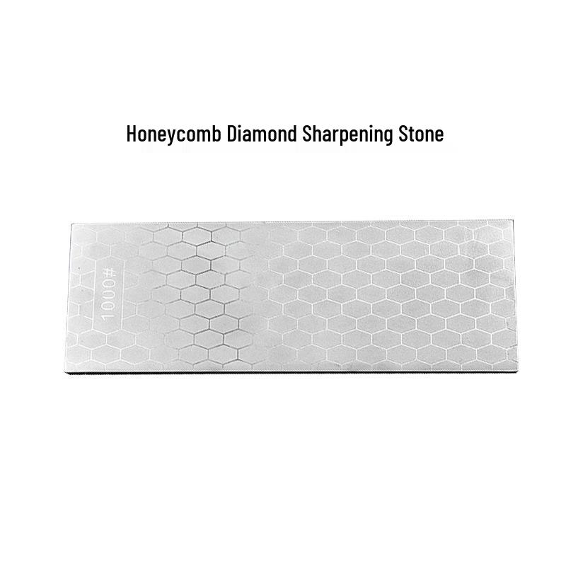 High-Quality Double-Sided Diamond Sharpening Stone with Non-slip Rubber Base