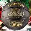 1pc International Standard Size Basketball with Pump - Perfect Gift for Grandson