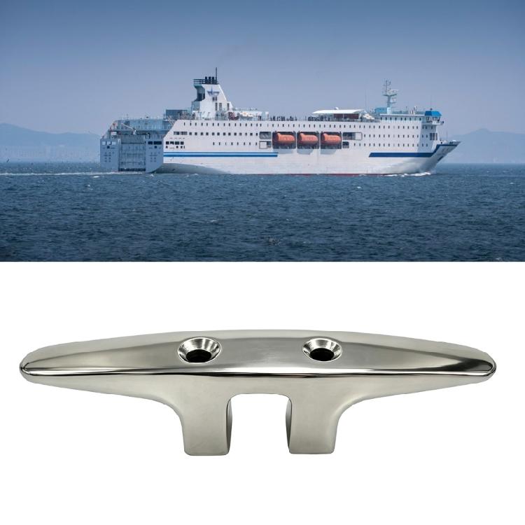 Professional 316 Stainless Steel Eye Pad Oxidation Resistant Cleat Short Leg Boat Mooring Hardware for Boat Dock Mooring