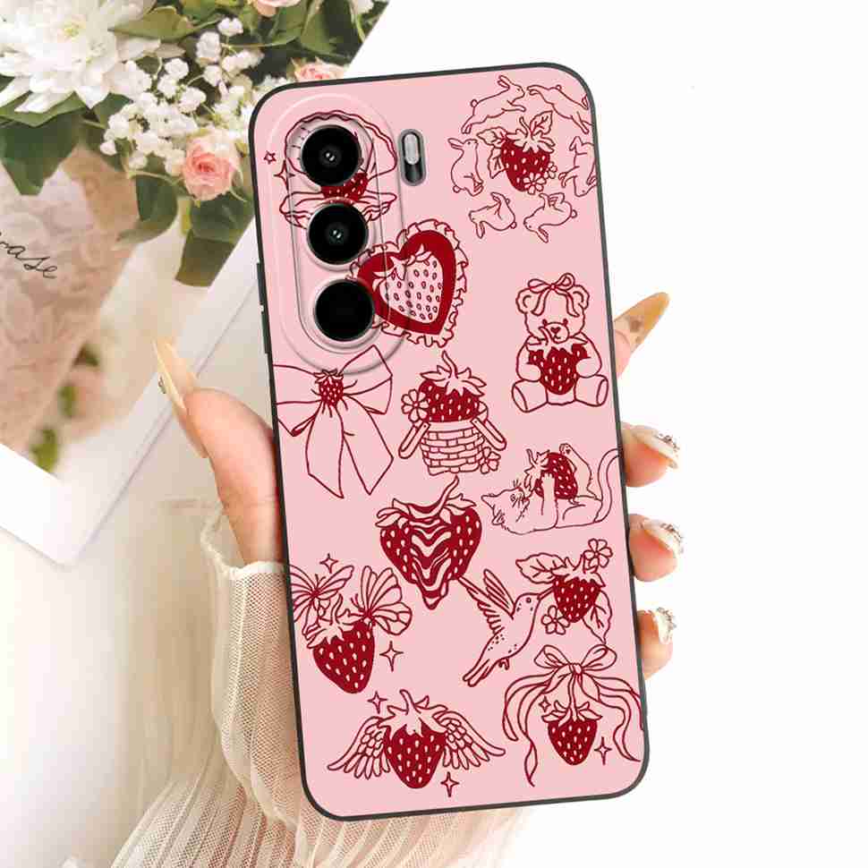 For itel Power 70 Case Summer Minimalist Style Soft Silicone Back Cover For ITEL Power 70 P673L Phone Cases Fundas