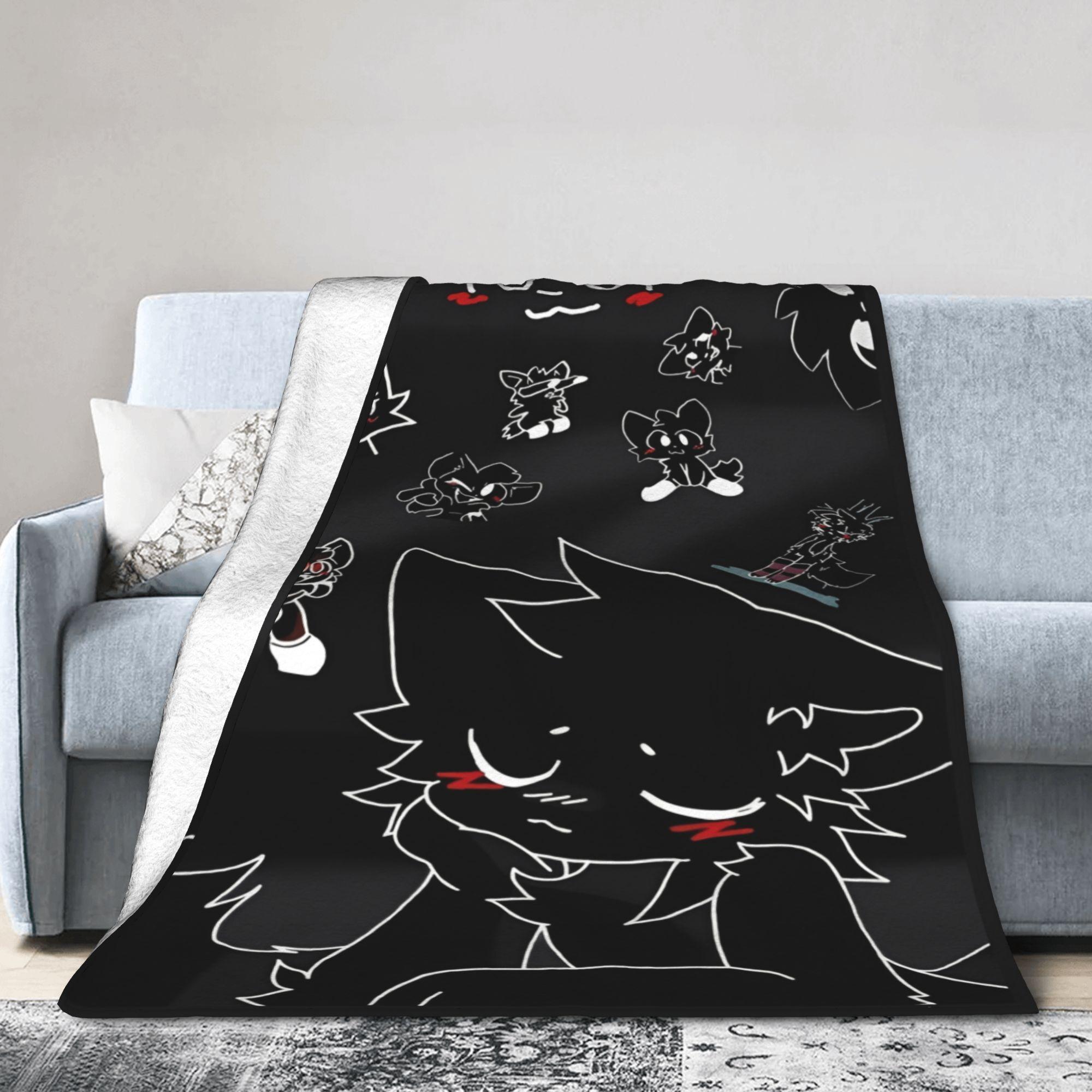 Boykisser Silly Cat Blanket Lightweight Thin Velvet Comfortable Gift Throw Blanket Bedspread 75X95CM