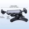Gravity Retractable Fold-Screen Car Phone Holder Gravity Retractable Car Mount  Large Smartphones