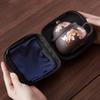 Outdoor Portable Single Travel Tea Set, a Pot, a Cup of Purple Sand Express Passenger, Heat-changing Color Tea Set, Drinking Tea, Making Tea Pot
