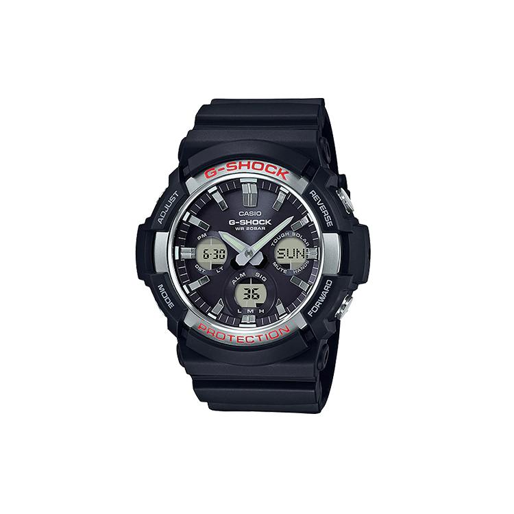 CASIO Men Black Watch GAS-100-1A GAS-100-1A Black Strap