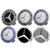 75mm 4 Stück Auto Radnabenabdeckung Emblem Abdeckung passend für Mercedes Benz modifiziertes Zubehör w204 w211 w205 W212 AMG w203