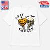 Creepy Halloween Shirt, Skeleton Hands Tee, Spooky Skull Graphic Top