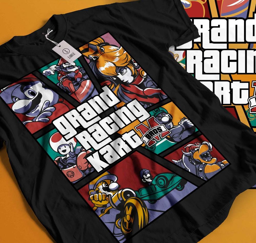 

Nintendo Raccoon Mario Made in The 80 s UnisexT-Shirt 406 S