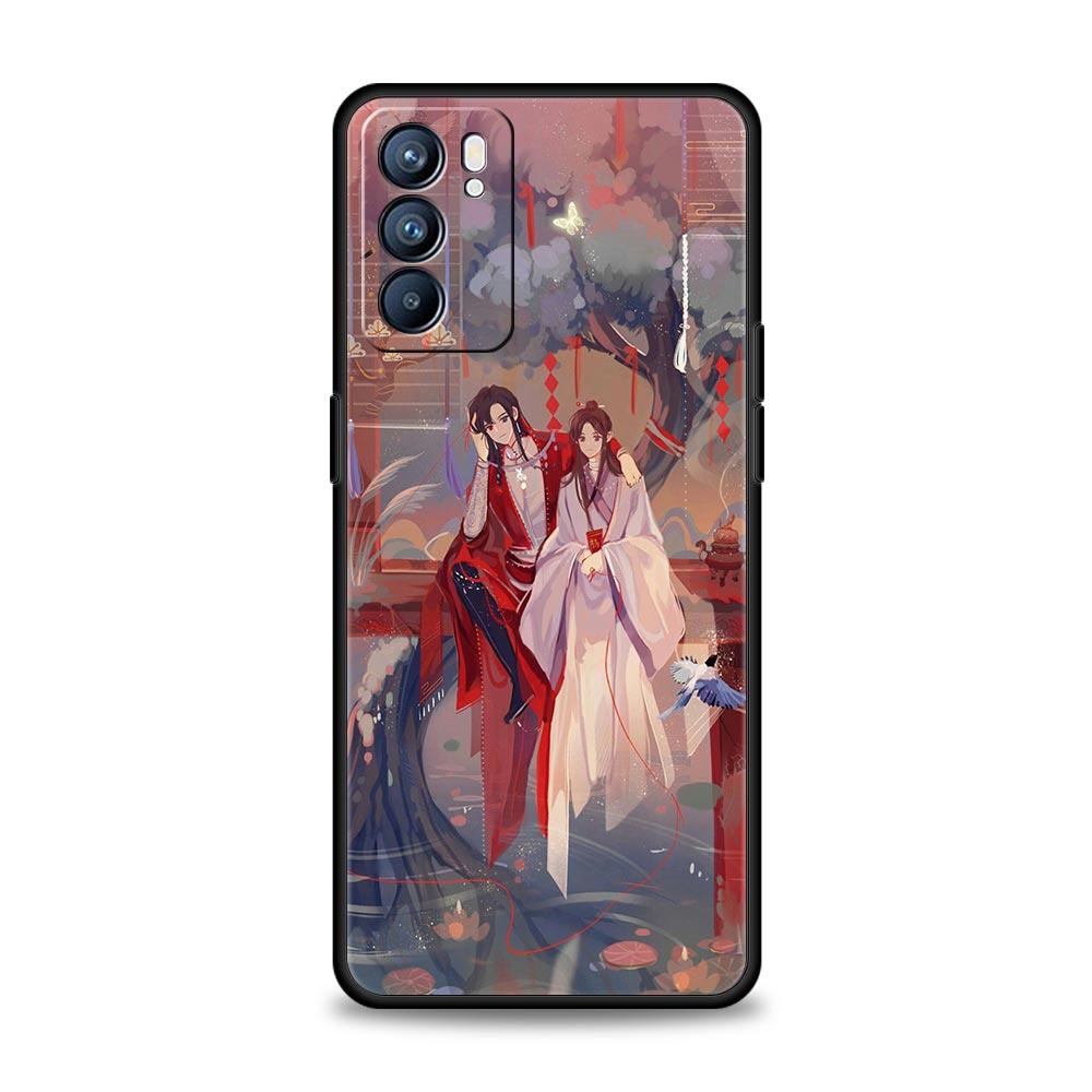 Heaven Official’s Blessing Phone Case For Oppo A54 A53 A52 A9 2020 A15 A95 A16 A76 A74 A12 Find X5 Reno7 Reno6 Pro Plus 5G Cover