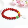 Magnolia Chalcedony & Natural Red Agate Bracelet MN2051612