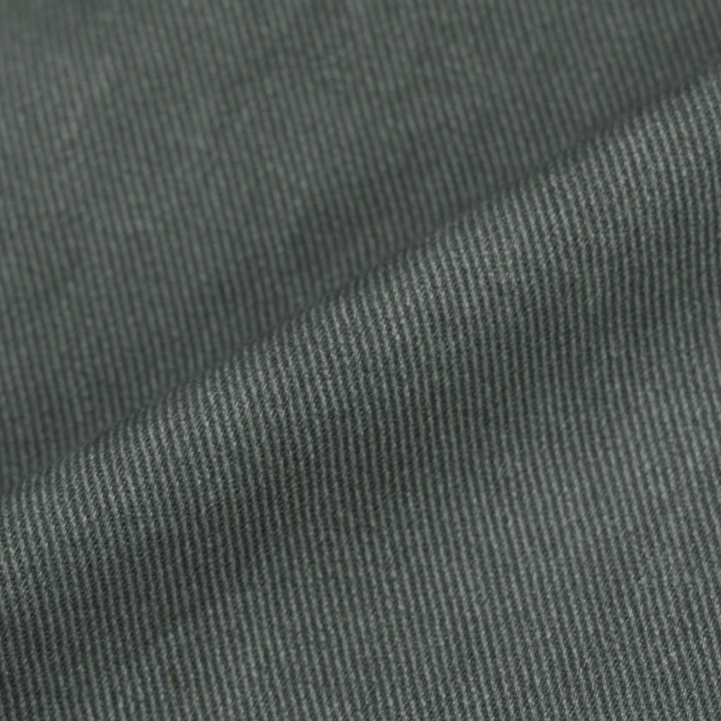 And Again Washed Cotton Wide Twill Pants (Gray)