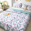 Print Spring Summer Quilt Queen Mechanical Wash Comfortable Comforter Single Double Blanket Quilts for Children Adults