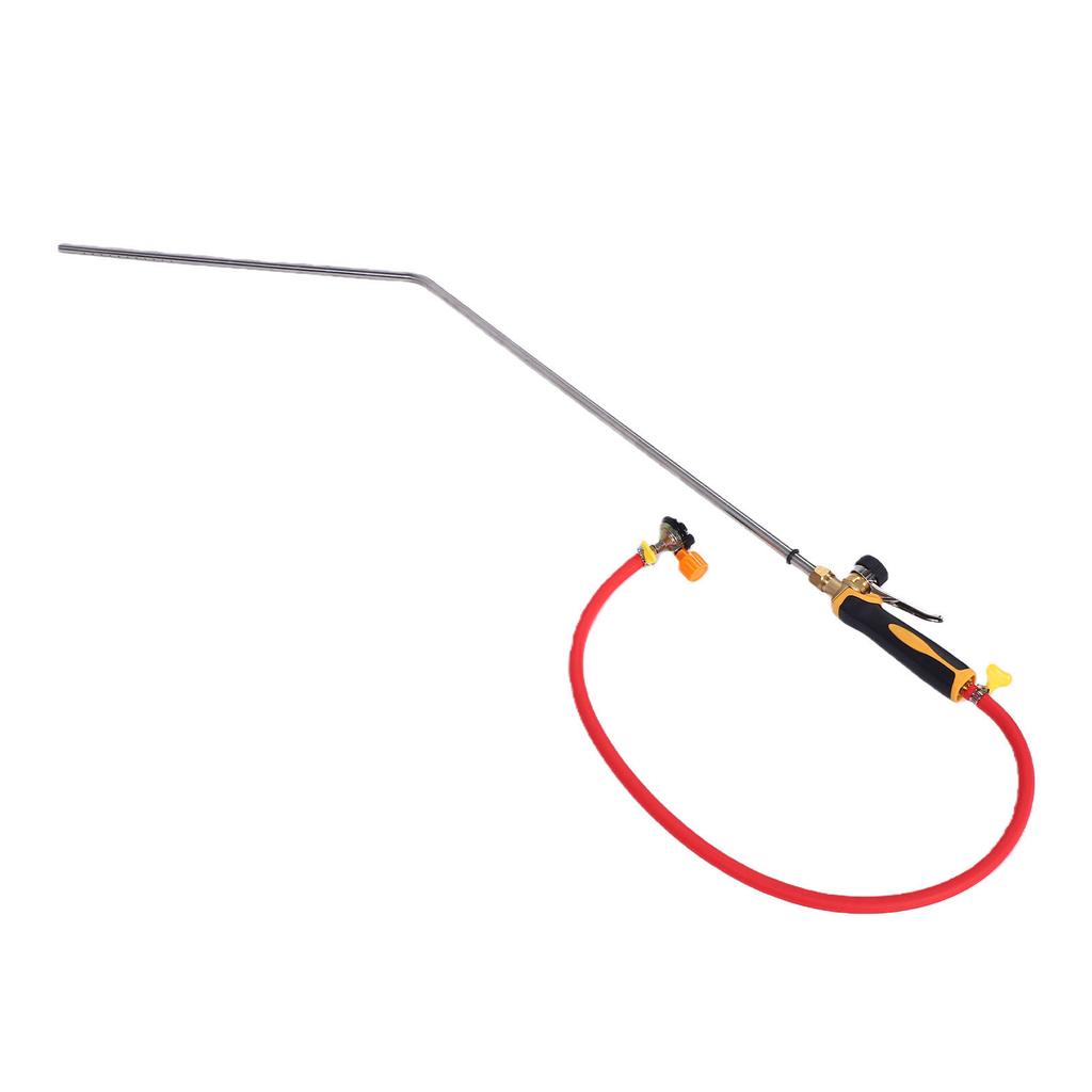 Cow Udder Hair Burner Stainless Steel Bent Wand Gas Torch Cattle Udder Hair Remover Tool for Livestock Farm
