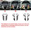 Carbon Fiber Car Steering Wheel Trim kit for honda accord 2008-2012