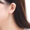 New 925 Silver Long Star Earrings Women Charm Earrings Birthday Gift for Friends Exquisite Jewelry Accessories