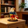 Bald Eagle Table Lamp Eagle Night Light 3D Resin American Red White Blue