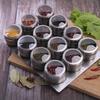 12 Magnetic Spice Jar Containers Spice Tins Wall Mounted Stainless Steel Base Easy To Install