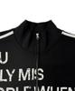 UNUSEDLAB Vintage Typography Only Zip-Up [Black]