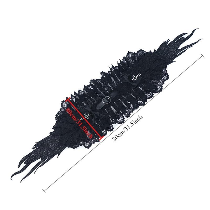 Gothic-Haarbänder: Subkulturelle Cosplay-Accessoires im Dark Punk Lolita-Stil