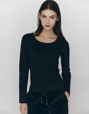 GIORDANO Scoop Neck Long Sleeve T-Shirt 325506 [6 Colors]