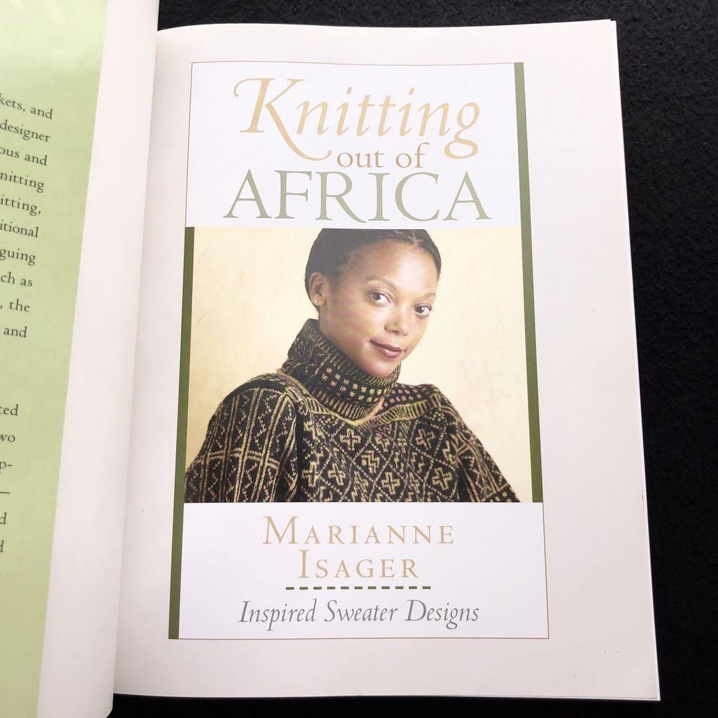 [USED] African motif knitting pattern collection Knitting Out of Africa