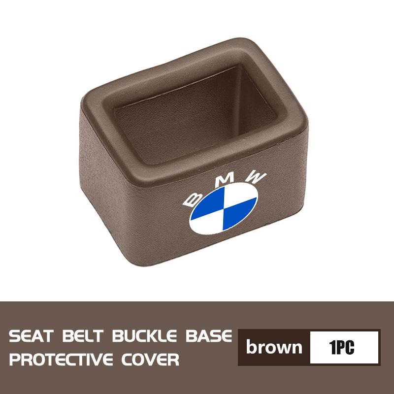 Car Seat Belt Buckle Safety Belt Base EVA Socket Protection Cover For BMW M Performance E36 E46 E60 E90 E91 E92 E93 F30 F20 QX8