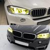 Yellow DRL Angel Eye LED Board Daytime Runnning Light for BMWX5 F15 X5M F85 2014 2015 2016 2017 2018 Headlight 63117263051