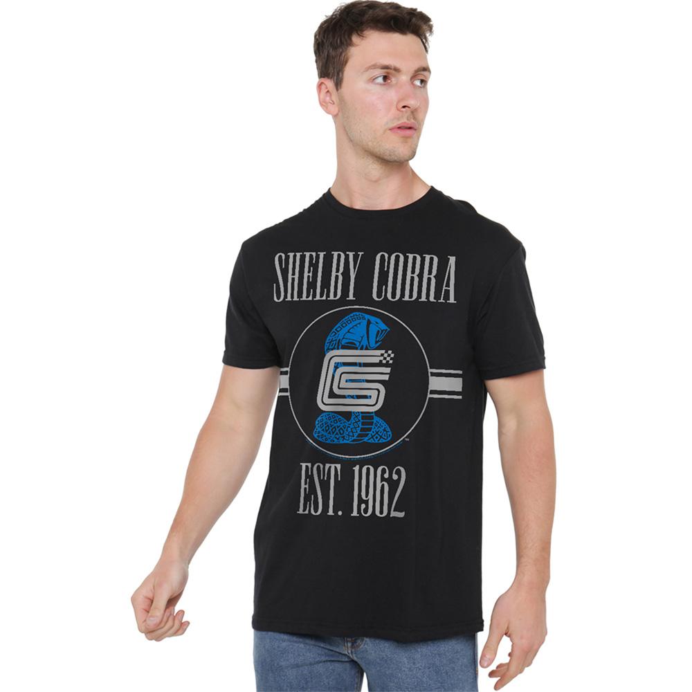 Carroll Shelby Unisex Adult Large Snake And Signature Vintage T-Shirt